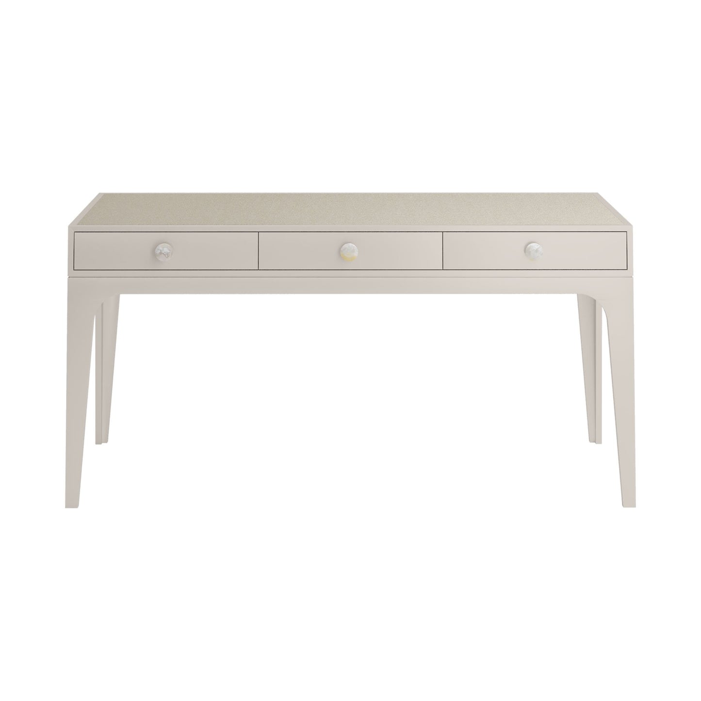 Modern light wood desk with leather inlay. The chic wooden structure and leather inlay of the New York desk creates the perfect piece for your high end home office space.