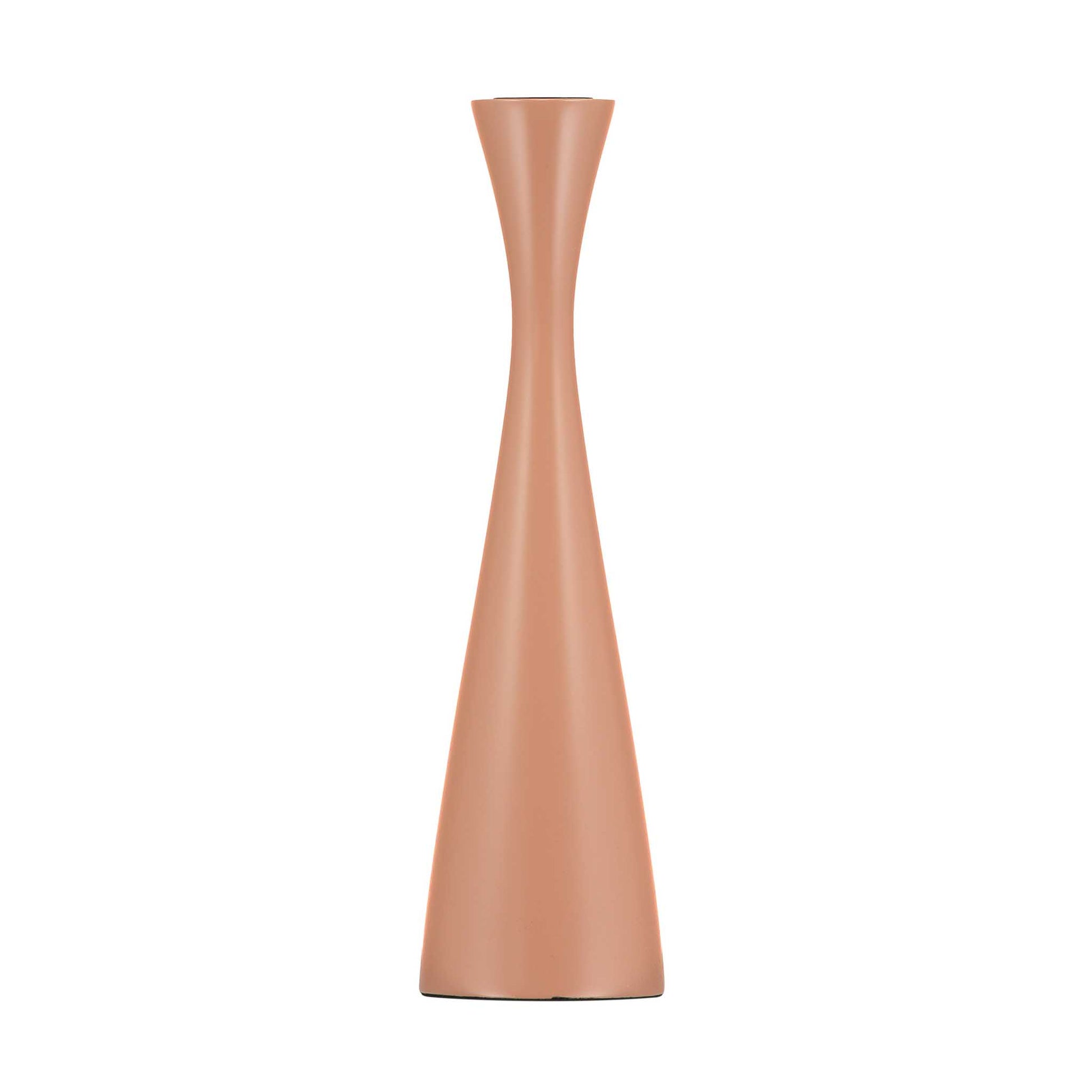 Minimal plain rose pink candleholder 