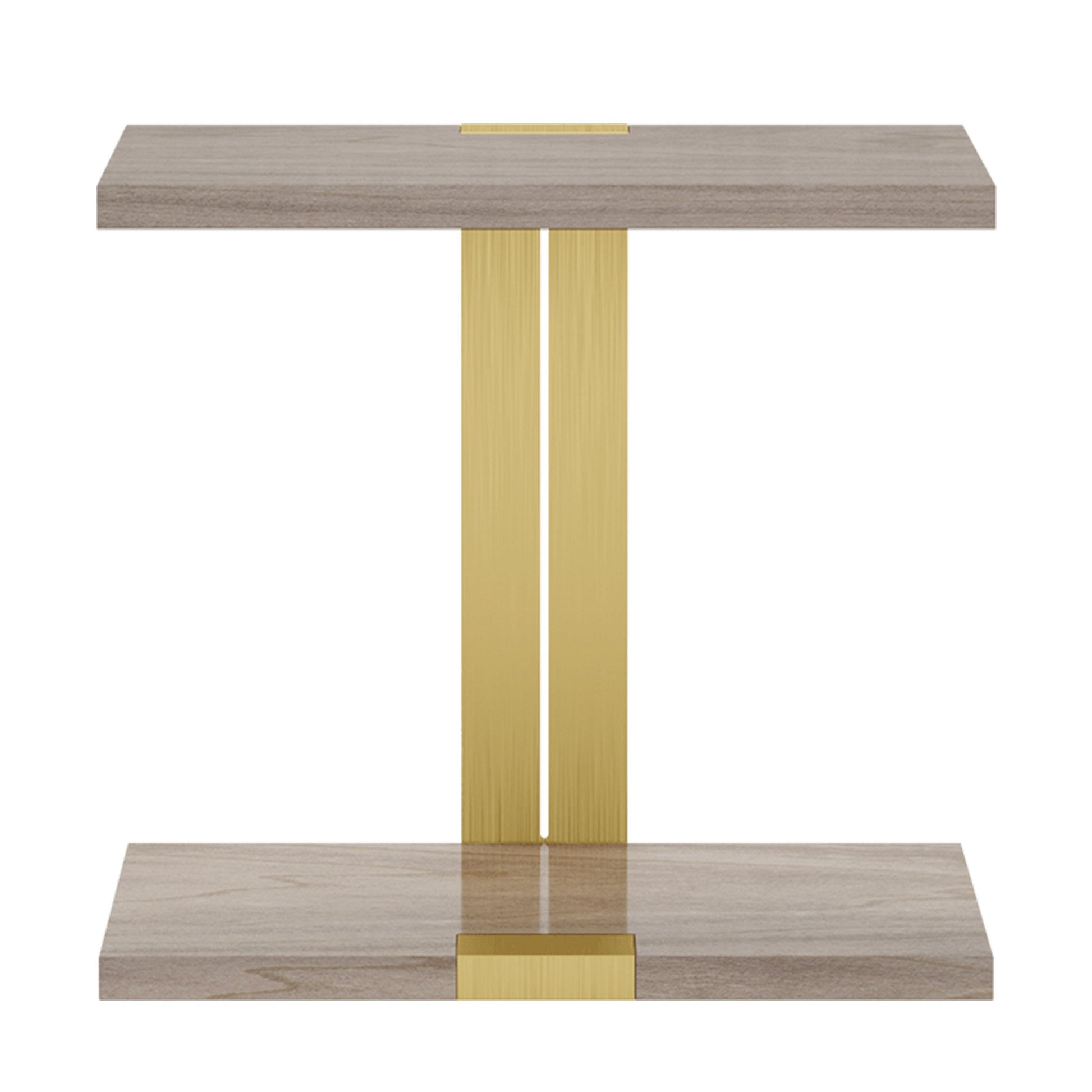 Modern brass side table