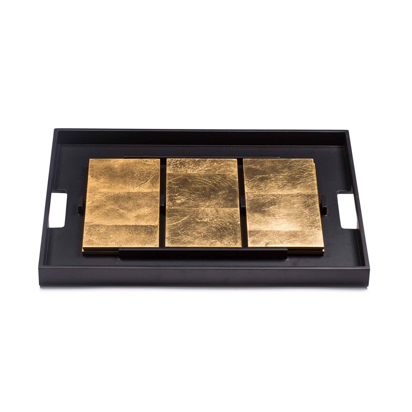 Placemat & Double Coaster Box Set in Genuine Gold Leaf x 6